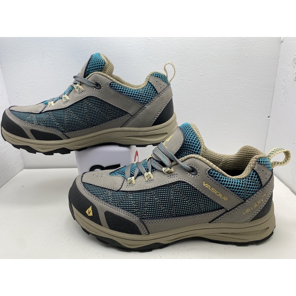 Vasque Monolith Low UltraDry Kids Gargoyle Everglade Hiking Shoes Size 6 113568